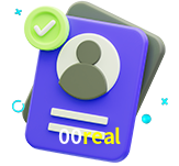Tornar-se um membro do 00real é muito simples