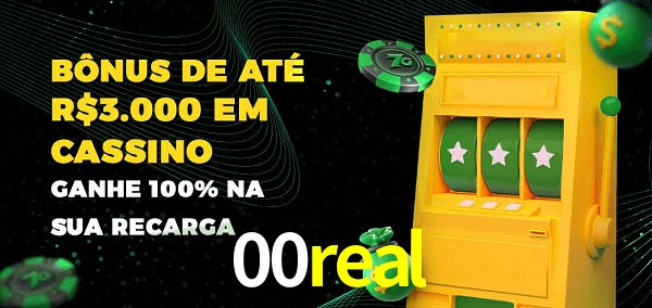 00real melhor bônus de depósito